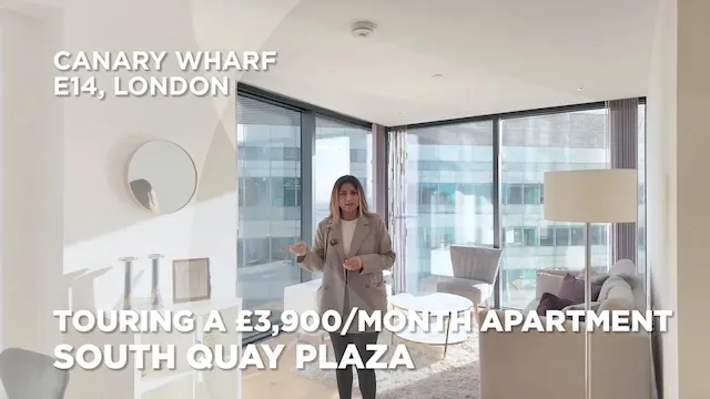 Inside a Stunning Luxury Apartment at South Quay Plaza, London | Property Tour