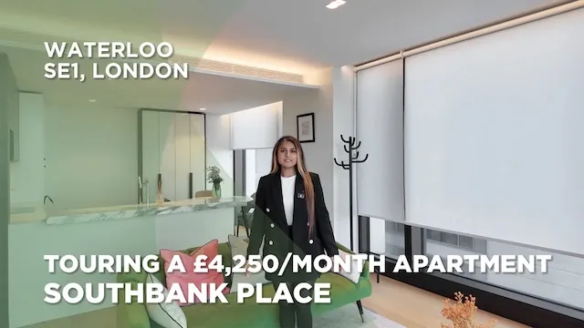 Inside a Luxury £4,250/Month Apartment in Southbank Place, London | Property Tour
